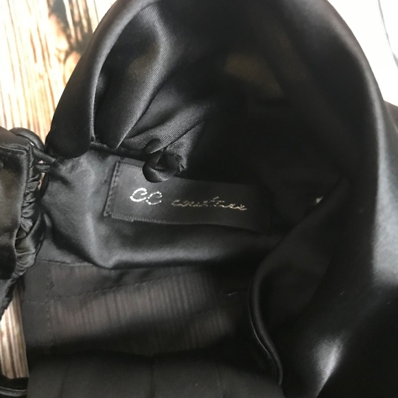 C.C Couture Black Blouse Small - Picture 2 of 6